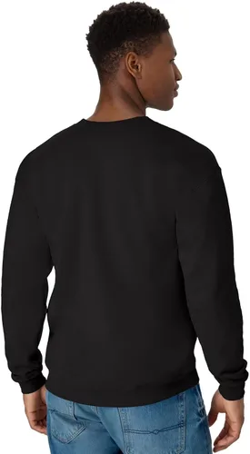 Miniatura 2 de Hanes EcoSmart - Sudadera de forro polar con cuello redondo para hombre, disponible en tallas grandes y altas, paquete de 1 o 2