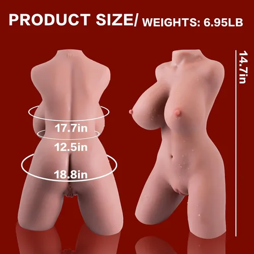 Miniatura 7 de Muñeca sexual masculina en 3D, muñeca sexual realista, masturbadora de culo con tetas grandes suaves, culo grande, culo para hombres, coño, torso