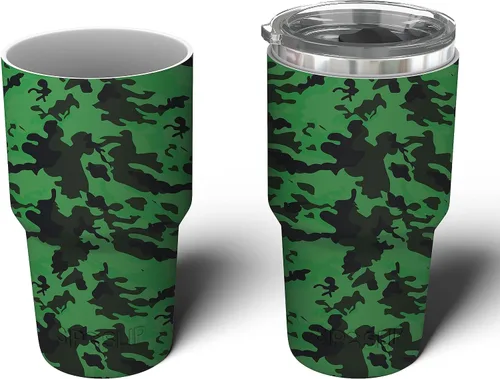 Miniatura 29 de Funda de silicona para vasos, compatible con vasos Yeti, RTIC, Ozark Trail, Magellan y más. Fundas aisladas personalizadas para enfriar latas