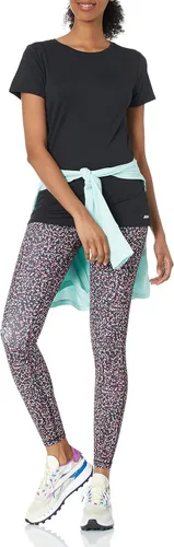 Miniatura 4 de Amazon Essentials Camiseta de manga corta con cuello redondo para mujer, de secado rápido, para entrenamiento, gimnasio, paquete múltiple