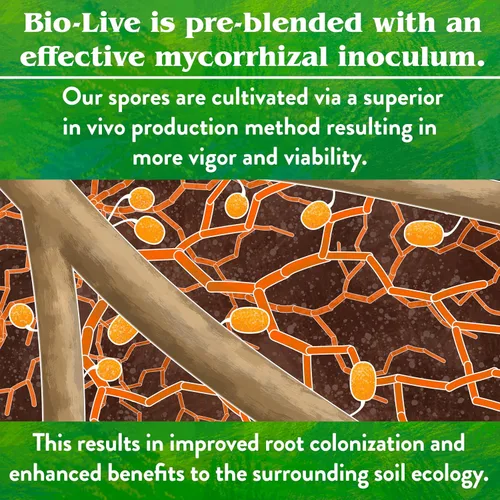 Miniatura 8 de Down To Earth All Natural Fertilizers Organic Bio-Live Starter & Transplant Mix con hongos micorrícicos y microbios benéficos para alimentos