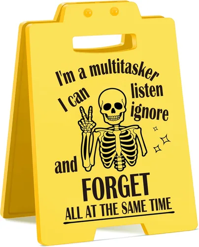Miniatura 29 de Letrero divertido para escritorio de oficina, placa de humor con texto en inglés "Responder Desk Rates", regalo sarcástico divertido para compañeros