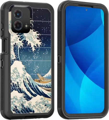 Miniatura 20 de Funda para Moto G Play 4G 2024, cuerpo completo, protección contra caídas, resistente, 3 capas, militar, resistente, duradera, para Motorola Moto G