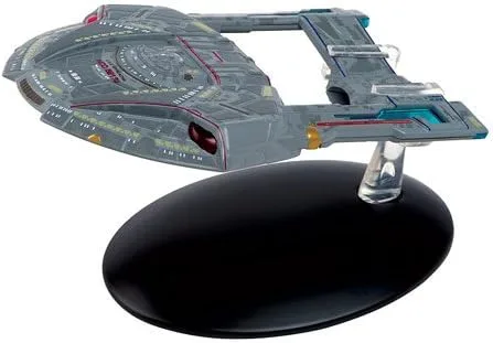 Star Trek Starships Steamrunner Class Vehículo de metal fundido a presión con revista coleccionista