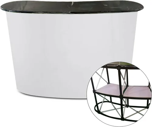 Miniatura 3 de YIYIBYUS Promoción Pop Up Display Table Trade Show - Salón Recepción Mostrador Promoción Venta al por menor, Recepción Mostrador Iluminado Recepción
