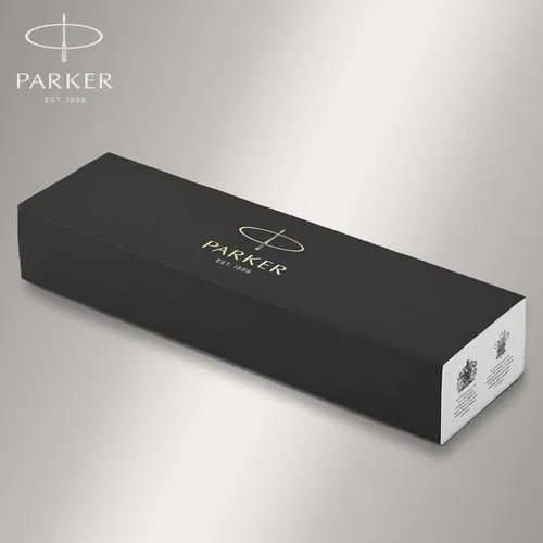Miniatura 7 de PARKER - Bolígrafo IM de acero inoxidable con borde cromado, punta fina con repuesto de tinta negra, caja de regalo