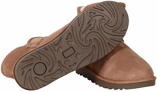 Miniatura 6 de Kirkland Signature Botas de piel de oveja con borde festoneado para mujer
