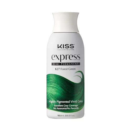 Miniatura 9 de Kiss Express - Kit completo de tinte semipermanente para el cabello, tinte vívido y altamente pigmentado para cabello vibrante, fórmula suave
