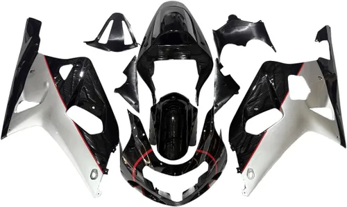 Miniatura 78 de Kit de carenado de inyección azul, negro y blanco para Suzuki GSXR600 GSX750 2006 2007 GSXR 600 GSX-R750 06 07 ABS Carenado de plástico completo