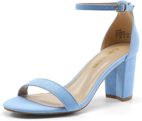 Miniatura 24 de DREAM PAIRS - Sandalias de tacón grueso y bajo para mujer