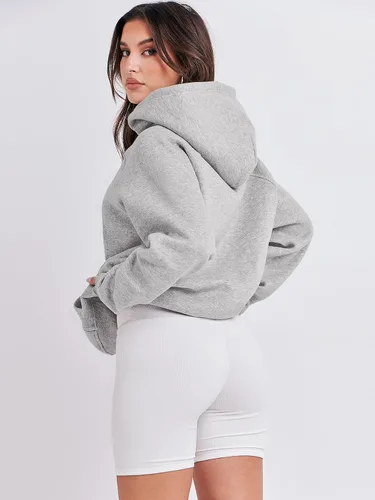 Miniatura 5 de ANRABESS - Sudaderas con capucha para mujer, sobre talla, de vellón de manga larga, modelo de 2024, para otoño