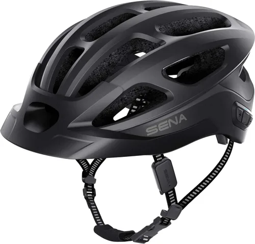 Miniatura 13 de Casco de comunicación inteligente Sena R1 / R1 EVO para ciclismo Negro mate