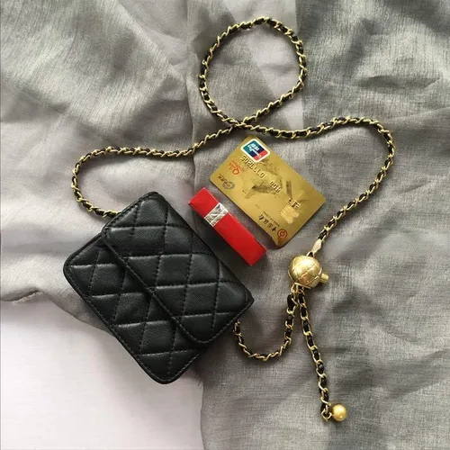 Miniatura 6 de Mini bolso de cintura para mujer, bolso de cintura pequeño de moda para mujer, accesorios Y2K de moda, Negro -, Compacto, moderno