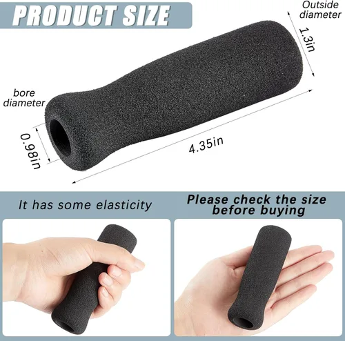 Miniatura 2 de Cane Grip - Mango de repuesto para caña de caña, mango de espuma de repuesto para bastón de caminar, mango de espuma para manillar de bicicleta
