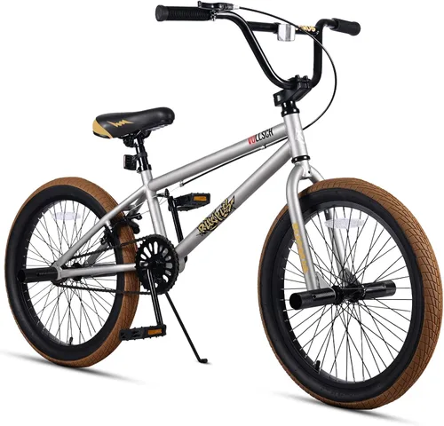 Miniatura 22 de vollsch Bicicletas BMX Freestyle de 18 y 20 pulgadas para adolescentes de 6 a 15 años de edad, niños, niñas, principiantes con palanca, varios