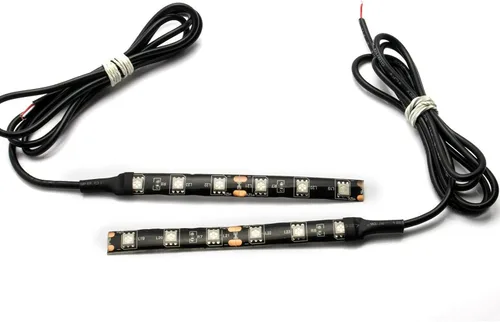 Miniatura 4 de x xotic tech Tiras ligeras del freno LED de la licencia de la cola de la señal de giro para la motocicleta de ATV, ámbar 6-SMD