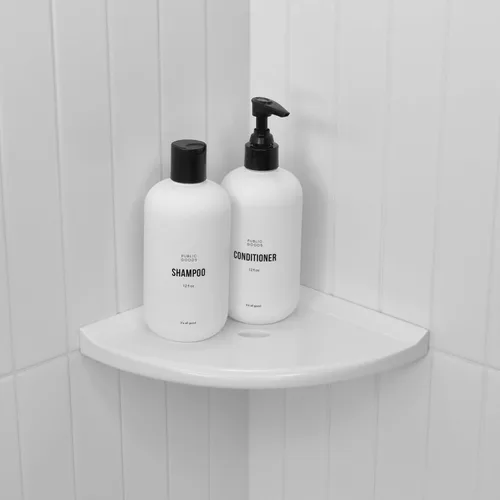 Miniatura 2 de Questech Decor - Estante esquinero de ducha, estante esquinero de ducha para paredes de ducha con azulejos, almacenamiento de baño, organizador