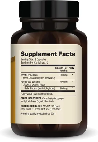 Miniatura 2 de Dr. Mercola Beta glucanos fermentados - Apoyo al sistema inmunológico - Fermentado de levadura Beta-1,3-Glucano y EpiCor - Vegetariano - No lácteos