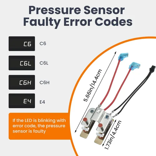 Miniatura 2 de Sensor de presión de 2 piezas para olla permanente, sensor de olla a presión o interruptor compatible con Cuisi-Nart Farber-Ware Gour-mia