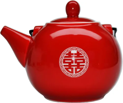 Miniatura 8 de Juego de regalo de té de porcelana china, tetera de servicio con 4 tazas y bandeja, elegante juego de ceremonia de té para adultos, decoración