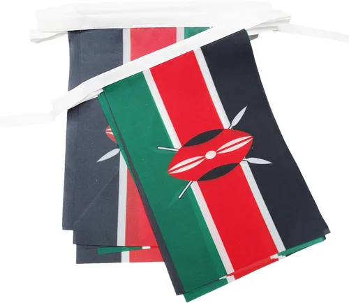 Miniatura 38 de AZ FLAG Señal marítima internacional 42.7 ft BUNTING Flag 40 banderas 9'' x 6'' - Banderas de cuerda del alfabeto náutico 5.9 x 8.3 in
