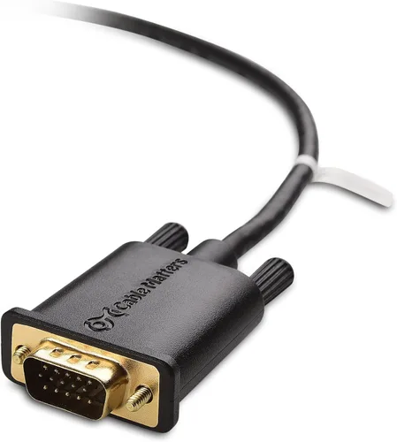 Miniatura 4 de Cable Matters Cable Mini DisplayPort a VGA (cable Mini DP a VGA) en negro de 6 pies - Compatible con Thunderbolt y Thunderbolt 2