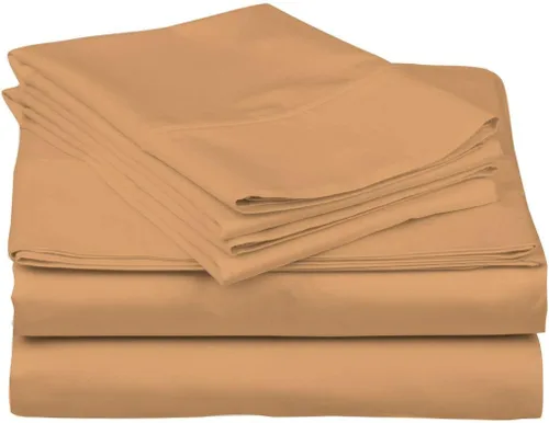 Miniatura 23 de Epic Cotton Juego de sábanas de 6 piezas, 100% algodón egipcio, de lujo, súper suave, bolsillos profundos de 12 pulgadas, tamaño King, 1000 hilos