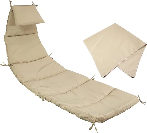 Miniatura 10 de Sunnydaze Reemplazo de cojín de silla colgante y tela flotante para paraguas solamente - Reemplazo de cojín de silla colgante curvada - Verde
