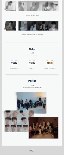 Miniatura 5 de SEVENTEEN You Made My Dawn 6th Mini Reedición Álbum CD+Photobook+Letra+Lenticular+Tarjeta de fotos+Detrás de la escena+Pegatina+Seguimiento Sellado