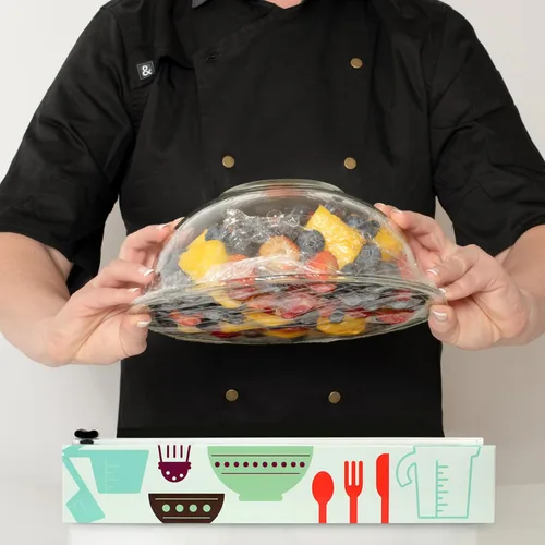 Miniatura 6 de Dispensador de envoltura de plástico triangular Chicwrap, Herramientas de cocinero