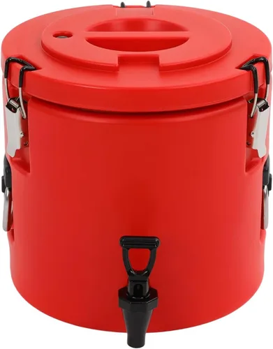 Miniatura 9 de Dispensador de bebidas aislado, de acero inoxidable, térmico para café frío y caliente, agua, dispensador de bebidas con grifo para hielo, fiesta