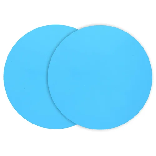 Miniatura 11 de Tapete de silicona para microondas de 12 pulgadas, tapete giratorio antiadherente para cocina, tapete multiusos resistente al calor, paquete de 2