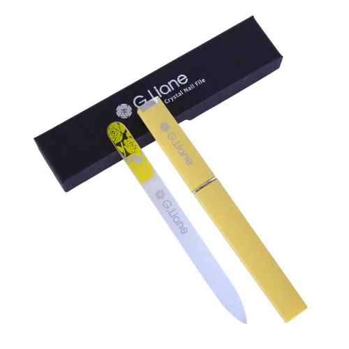 Miniatura 6 de Lima de uñas de cristal premium con estuche, limas de uñas de cristal profesional, juego de manicura perfecto para mujeres, hombres y niños, juego