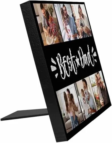 Miniatura 3 de D-Story Regalos de fotos personalizados, álbum de fotos personalizado para colgar/mesa, regalos para el mejor papá, panel de fotos personalizado