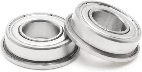 Miniatura 4 de SSIMOO Rodamiento de copa de brida con brida en el anillo exterior MF126ZZ MF126-2Z 6 x 12 * 4, MF95ZZ MF95-2Z 5 * 9 * 3, F624ZZ F624-2Z 4 * 13 * 5
