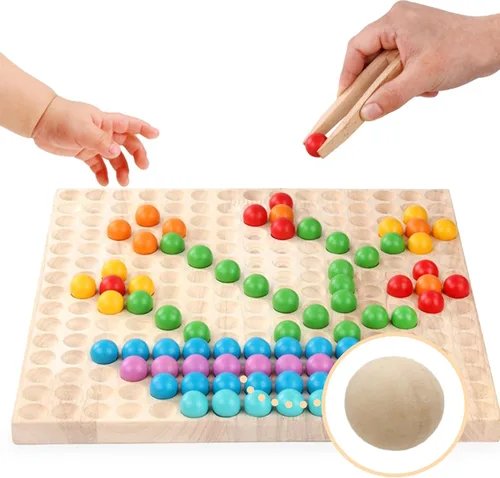 Miniatura 6 de Uenhoy 100 bolas redondas de madera de 1/2 pulgada (0.472 in), bolas de madera natural sin terminar, esferas de madera para manualidades y proyectos