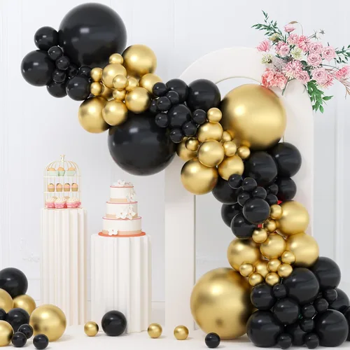 Miniatura 46 de Kit de arco de globos rojo brillante de 135 piezas de diferentes tamaños de 18, 12, 10 y 5 pulgadas, decoraciones de fiesta de color rojo para baby