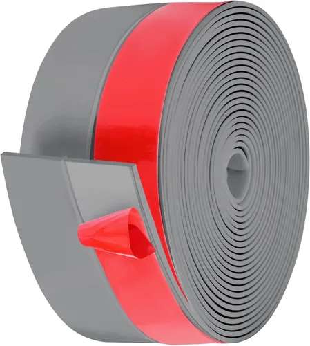 Miniatura 8 de MYFAMIREA Cinta de sellado para puerta 2 pulgadas (ancho) x 40 pies (largo) Cinta adhesiva de sellado de silicona para puerta, tapón de corriente