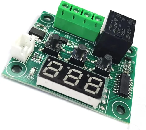 Miniatura 3 de Kiro&Seeu W1209 12V DC Controlador de Temperatura Digital Tablero Micro Termostato Digital -58.0-230.0 °F Interruptor de módulo de control