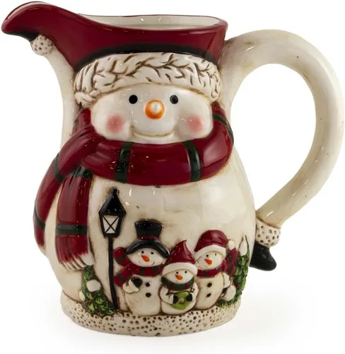 Miniatura 9 de Boston International Jarra de cerámica para bebidas, 5.5 tazas, pájaro en abedul
