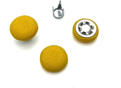 Miniatura 27 de Gorra de béisbol de 5/8 pulgadas / 0.630 in, con botones, botón superior, repuesto para fabricación, suministros de reparación color marrón H155E