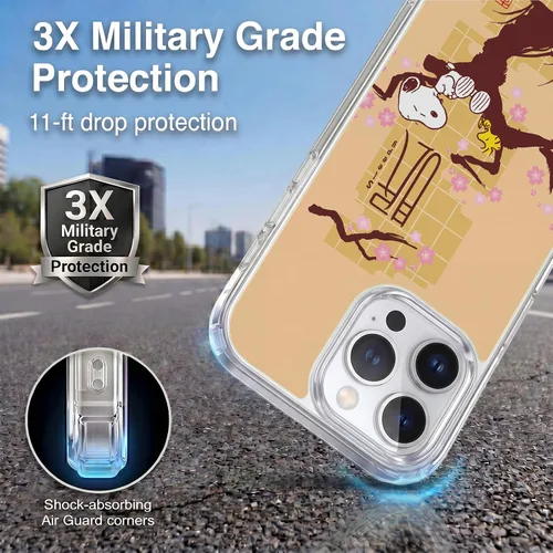 Miniatura 219 de Carcasa de gel para iPhone 7 Plus/iPhone 8 Plus, diseño de Snoopy Oriental de Peanuts, Badges