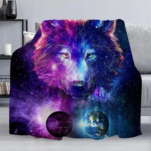 Miniatura 12 de Manta de Forro Polar de 80"x60", Suave, Acogedora, Cálida, Difusa, Manta de Franela de Felpa, Familia de Osos Pardos en el Bosque, Manta para Sofá