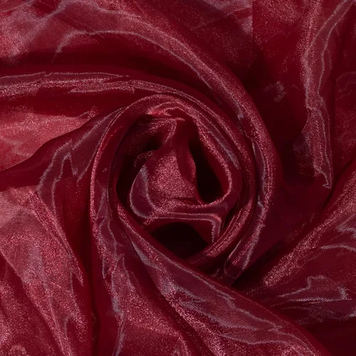 Miniatura 9 de Fynite Tela de organza rosa bebé por yarda 1 yarda de largo 44" de ancho Organza sedoso nupcial para vestido de novia DIY, manualidades