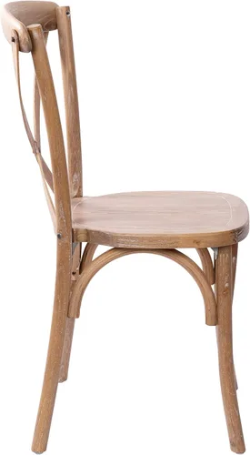 Miniatura 9 de Flash Furniture Advantage Medium con silla X-Back de grano blanco Grano blanco medio