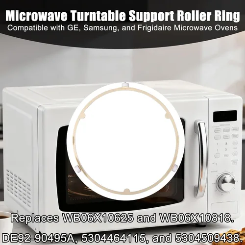 Miniatura 3 de Anillo de soporte para plato giratorio de microondas de 8.5 pulgadas/8.5 in, accesorios de repuesto compatibles con GE Samsung Frigidaire WB06X10625