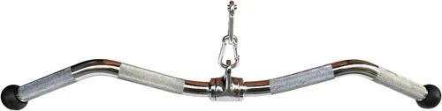 Miniatura 4 de Accesorio para máquina de cable LAT Barra de rizos desplegable Mancuerna giratoria, Accesorio de cable para múltiples ejercicios, Barra de presión