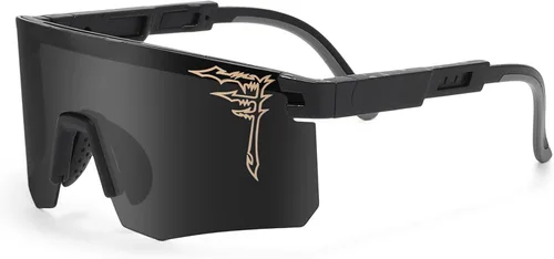 Miniatura 11 de FIXEROS Gafas de sol polarizadas de béisbol de dos tamaños para adultos y jóvenes, niños y niñas, UV400 para hombres y mujeres, gafas deportivas