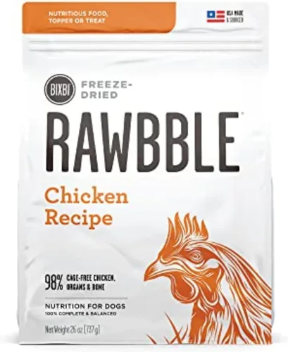 Miniatura 21 de BIXBI Rawbble - Alimento liofilizado para perros, receta de cordero, 26 onzas, 97% de carne y órganos, sin rellenos, comida cruda para perros apta