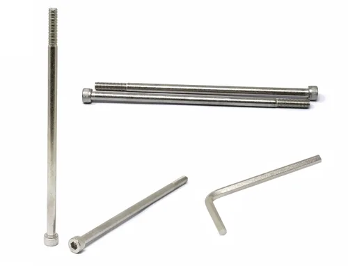 Miniatura 167 de iexcell 25 piezas M4 x 60/65/70/75/3.150 in paso de rosca 0.028 in acero inoxidable 304 cabeza hexagonal Tornillos Tornillos surtido Kit